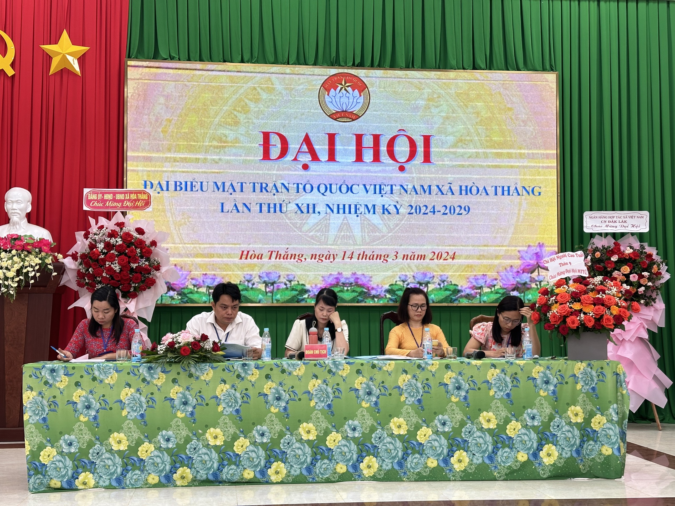 Đại hội Đại biểu Mặt trận Tổ quốc Việt Nam xã Hòa Thắng lần thứ XII, nhiệm kỳ 2024-2029