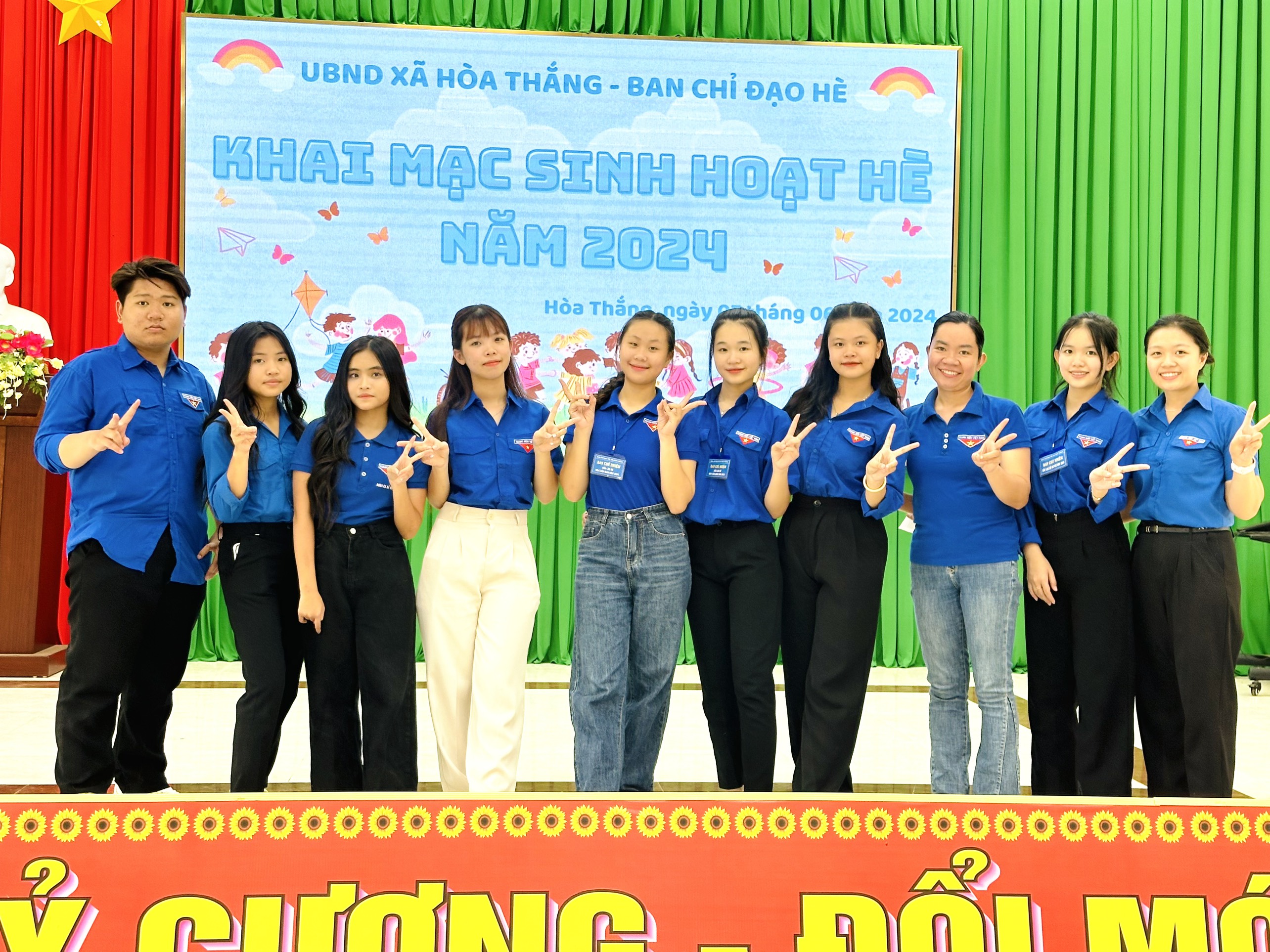 Xã Hòa Thắng tổ chức chương trình khai mạc hoạt động hè năm 2024