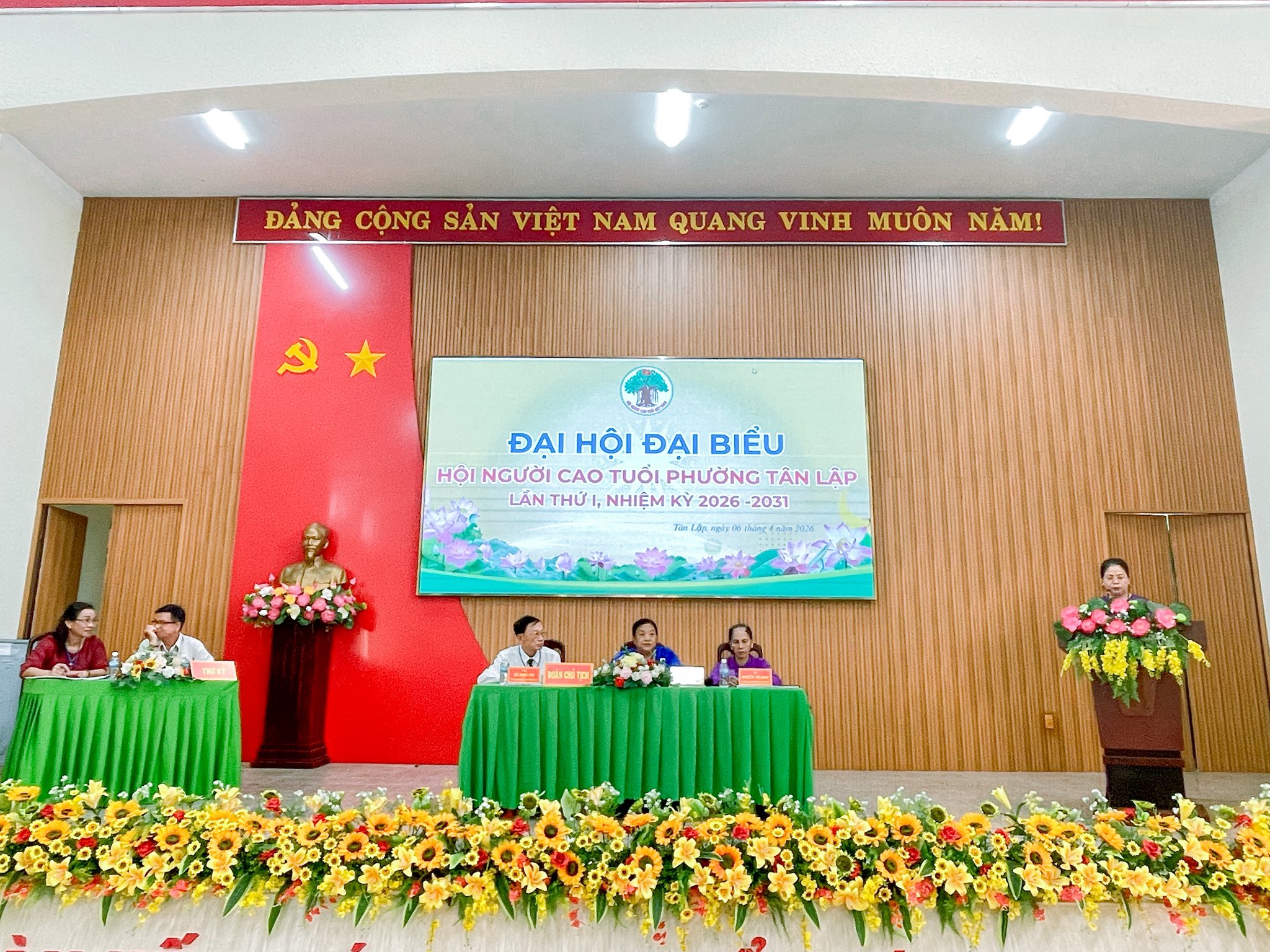 Phường Tân Lập tổ chức Đại hội đại biểu Hội Người cao tuổi phường Tân Lập lần thứ I, nhiệm kỳ 2026 – 2031