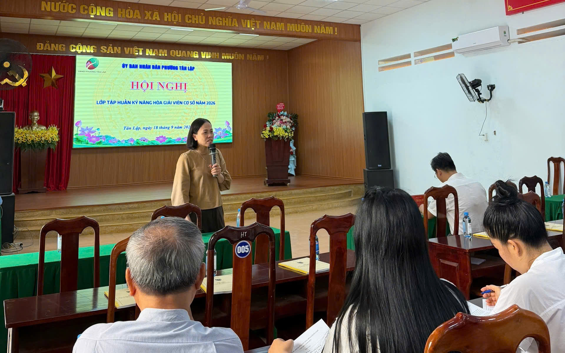 HỘI NGHỊ TẬP HUẤN KỸ NĂNG HÒA GIẢI VIÊN CƠ SỞ VÀ TUYÊN TRUYỀN VIÊN PHÁP LUẬT NĂM 2026 TẠI PHƯỜNG TÂN LẬP