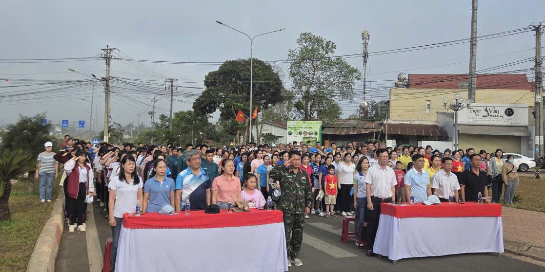 Sôi nổi ngày chạy Olympic vì sức khỏe toàn dân phường Tân Lập năm 2026
