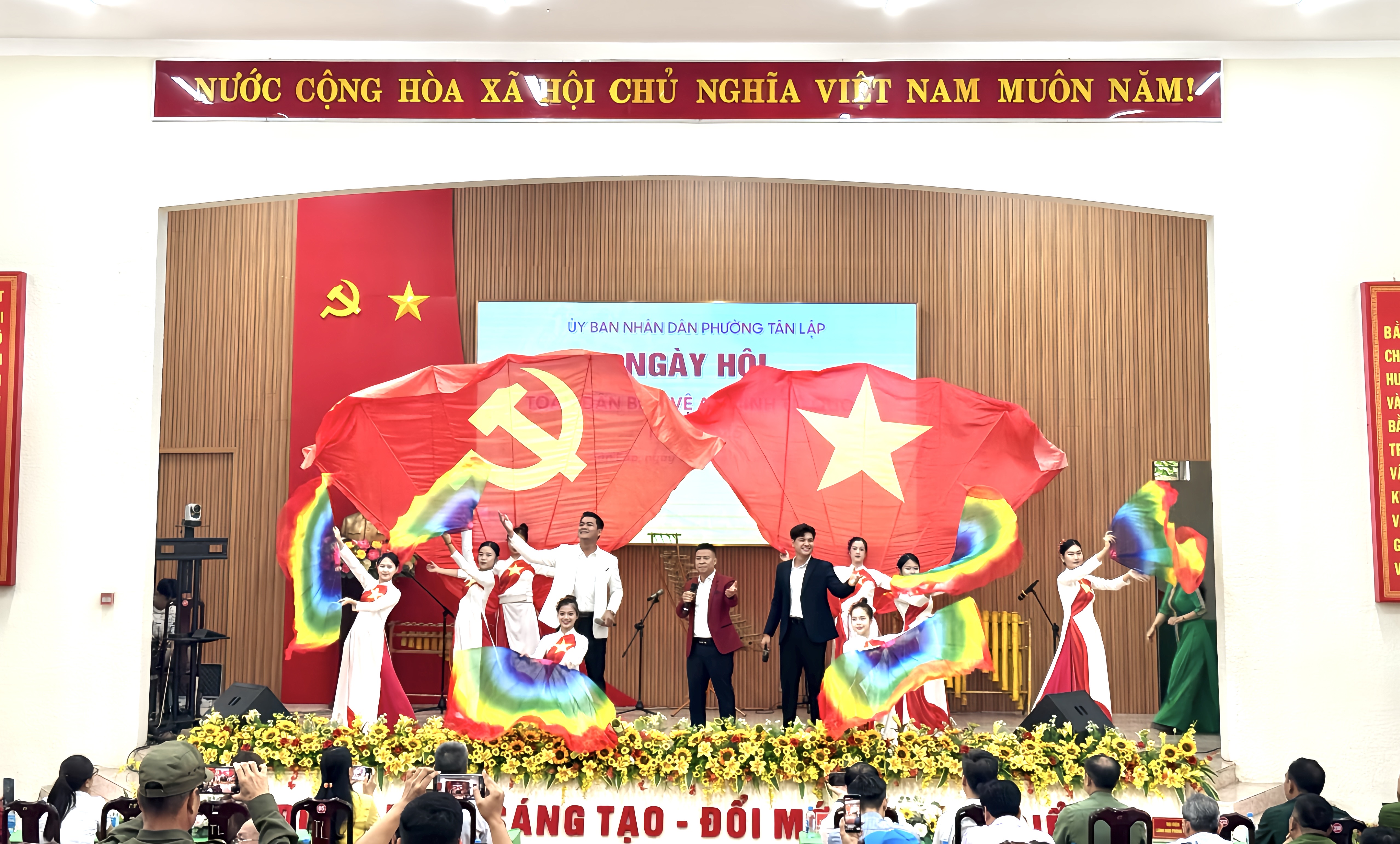 UBND PHƯỜNG TÂN LẬP  TỔ CHỨC NGÀY HỘI TOÀN DÂN  BẢO VỆ AN NINH TỔ QUỐC NĂM 2026
