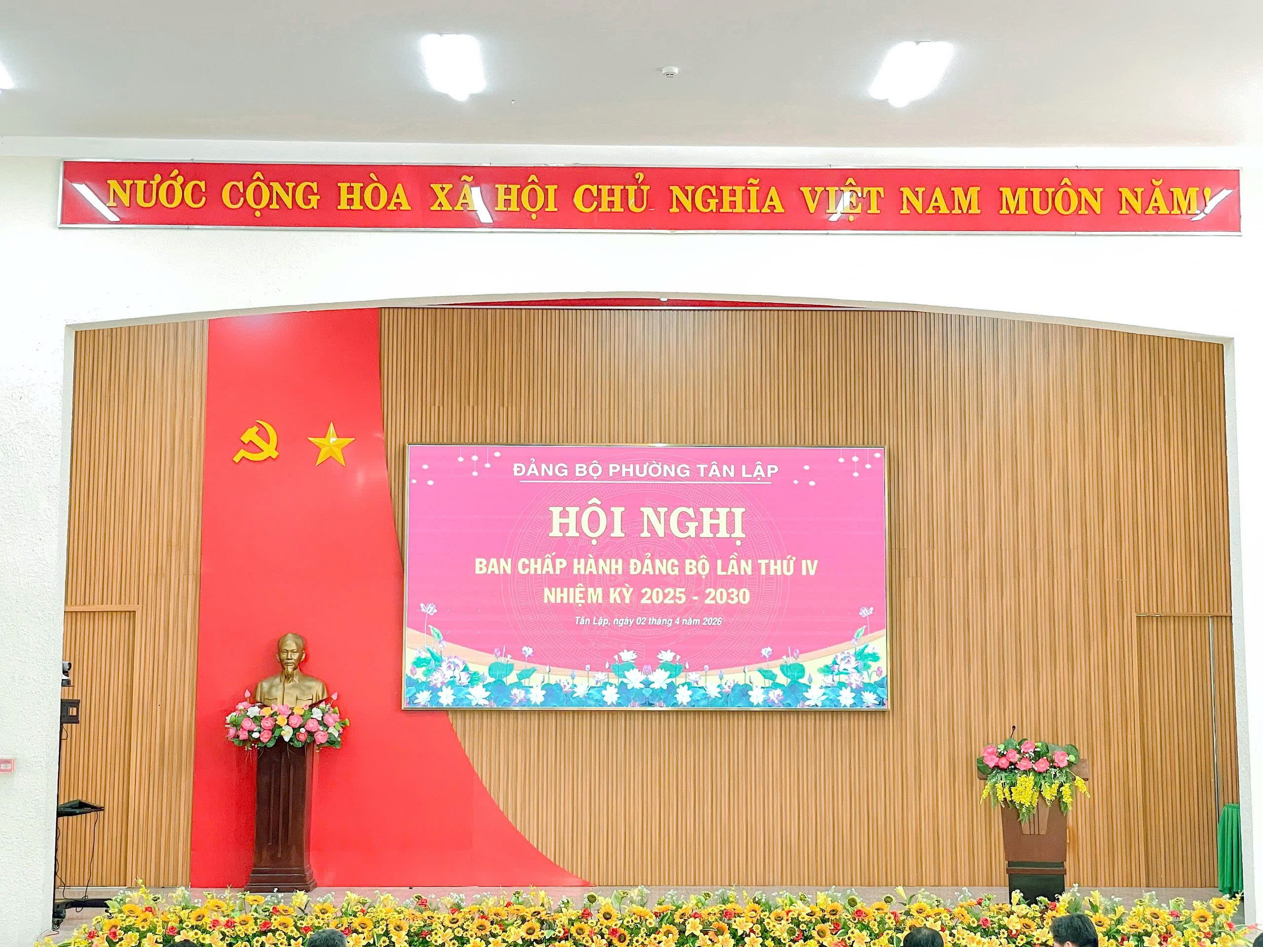 Hội nghị Ban Chấp hành Đảng bộ phường Tân Lập lần thứ IV