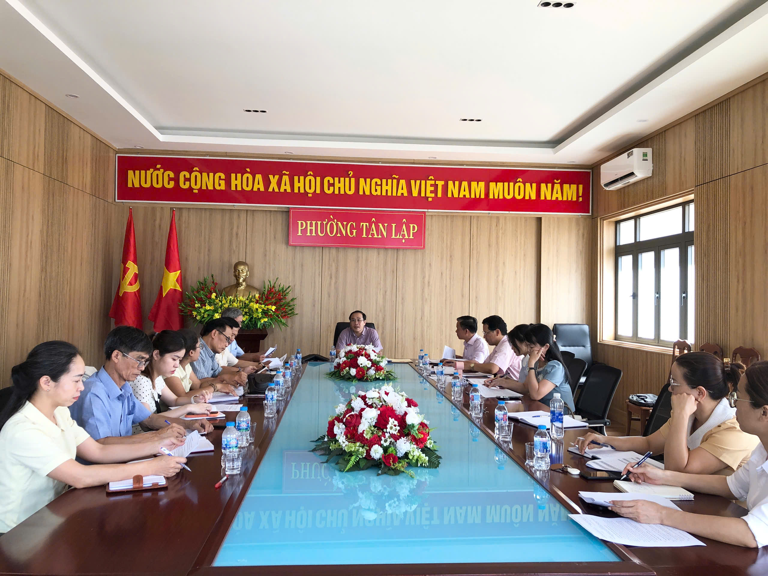 Hội nghị Ban Đại diện Hội đồng quản trị Ngân hàng Chính sách xã hội phường Tân Lập