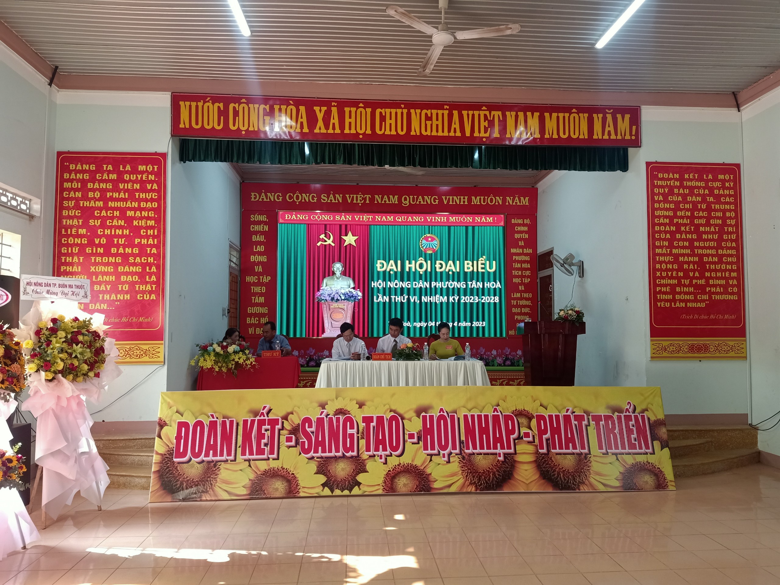 Hội Nông Dân Phường Tân Hòa tổ chức Đại hội Đại biểu lần thứ VI, nhiệm kỳ 2023-2028